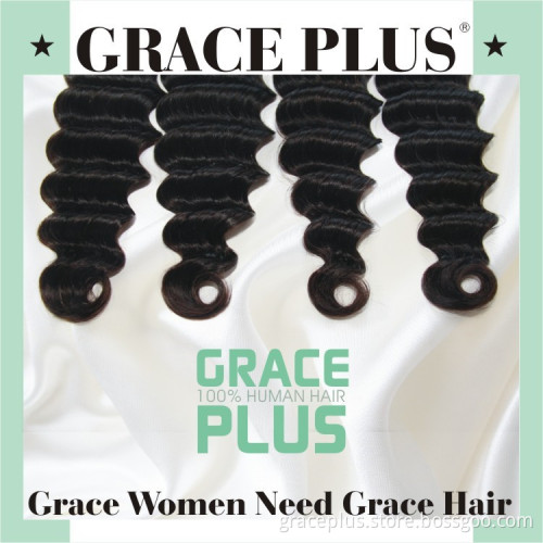 Best100% top quality remy unprocessed virgin brazilian deep wave hair